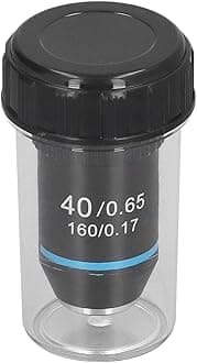 40X High Magnification Objective, 40X Achromatic Microscope Objective Lens High Magnification 20.2mm Thread for Compound Magnifier Supplies, Tools