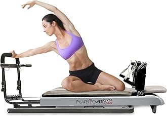 Pilates Power Gym Pilates - Pilates Machine, Pilates Reformer Set, Foldable Pilates Reformer Machine, Home Pilates Reformer