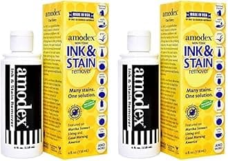 Amodex Products Inc 104 Liquid Ink & Stain Remover 4oz, Fresh and Clean (Pack of 2)