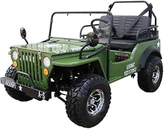 125CC Army Vehicle Off-Road Deluxe Version Original Grill 4-Stroke 3-Speed SEMI Automatic