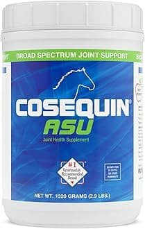 - Nutramax Cosequin ASU Joint Health Supplement for Horses - Powder with Glucosamine, Chondroitin, ASU, and MSM, 1320 Grams