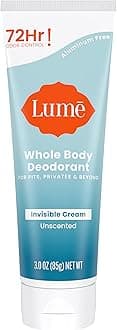 Lume Deodorant For Underarms & Private Parts 3oz Tube (Unscented)