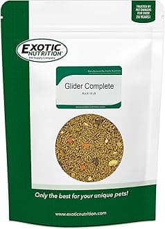 Exotic Nutrition Glider Complete 18 lb | Natural Fruit Bits | Sugar Glider Food