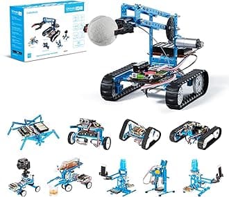 Makeblock mBot Ultimate 10-in-1 Robot Toys Kit, Programmable Compatible with Arduino C & Raspberry Pi, Remote Control Creative Robot Building Kit, STEM Educational Robot for Kid Teen Adult