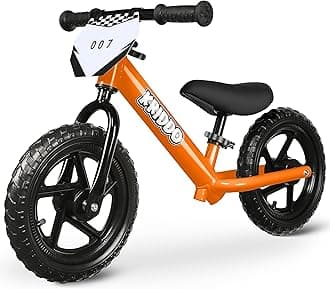 KRIDDO Orange Toddler Balance Bike