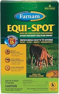 EQUI-SPOT Spot-on Protection for Horses 6 Week Supply 0.34 Fl Oz